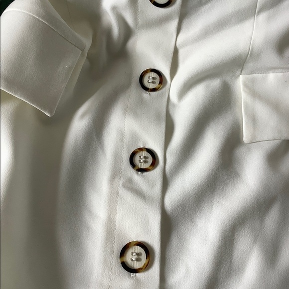 NWOT Nine West White A-Line Skirt - Picture 4 of 5